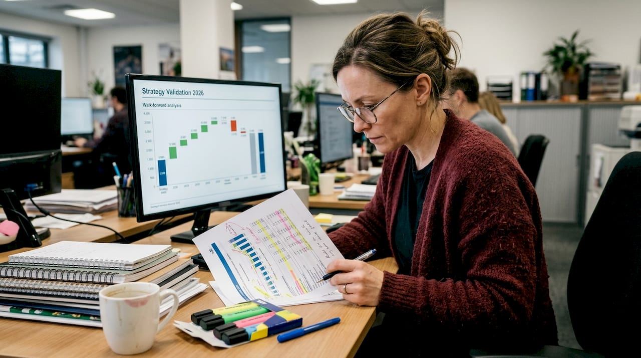 Reviewing walk-forward analysis trading strategy