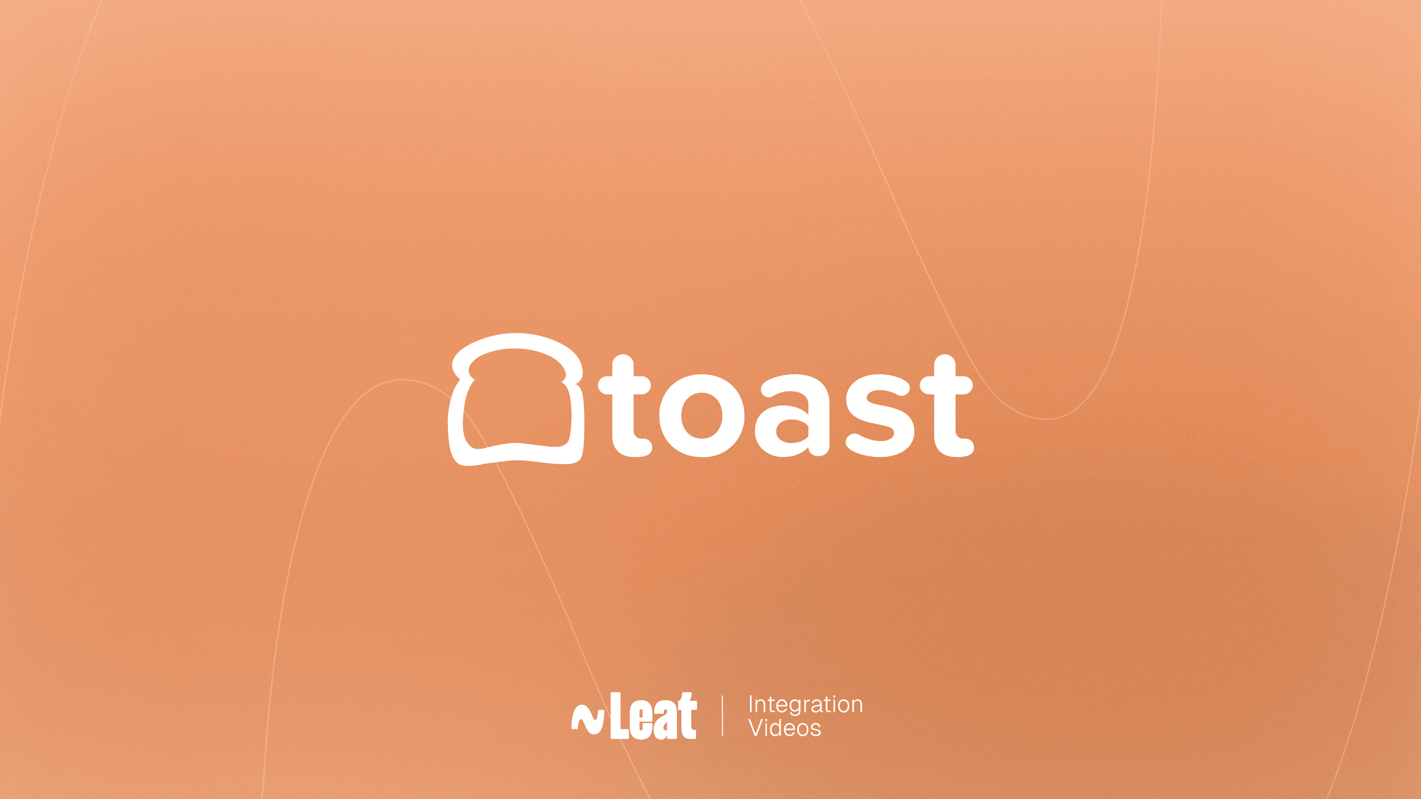 Video about the toast integration