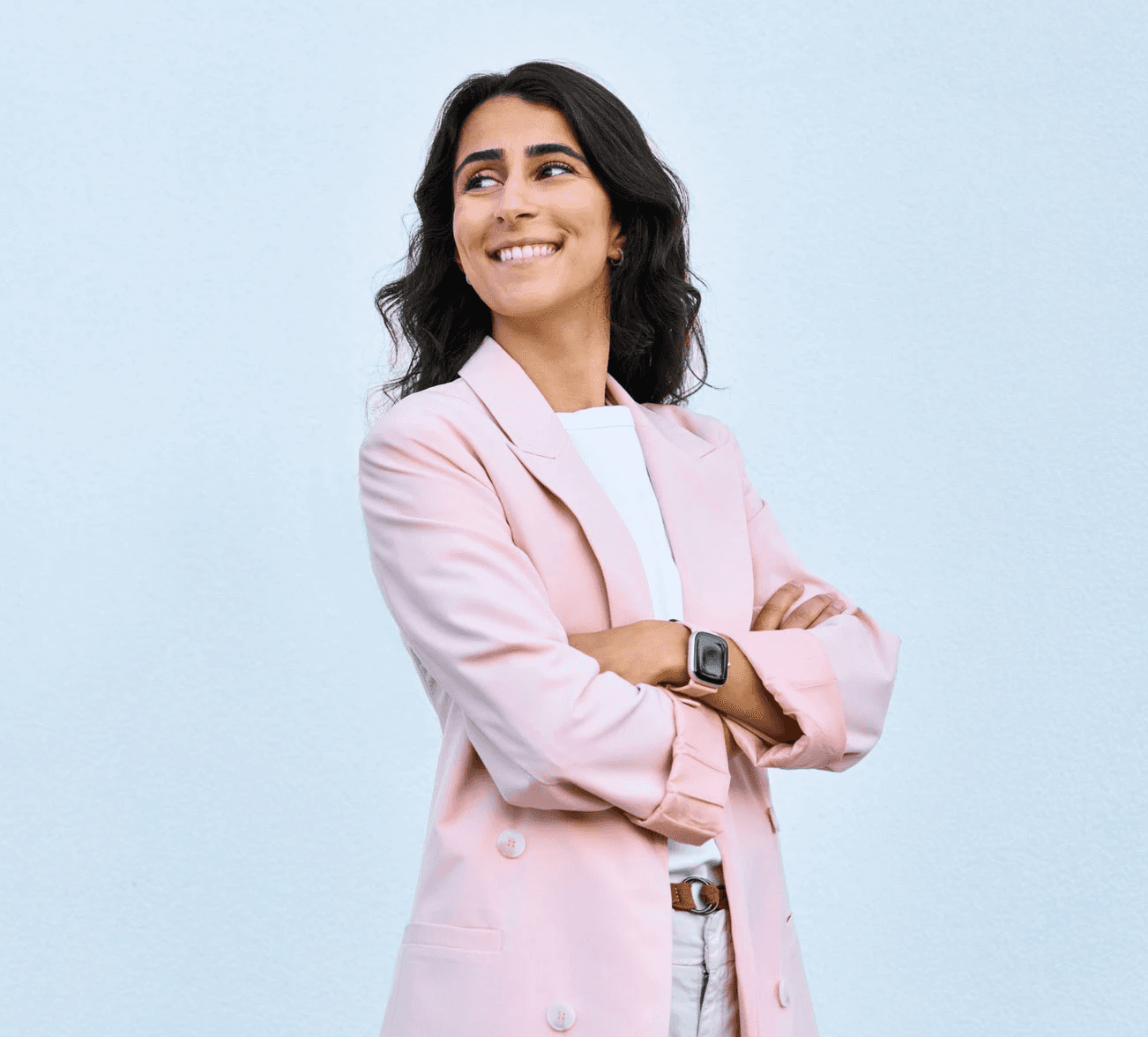 Female healthcare salesperson