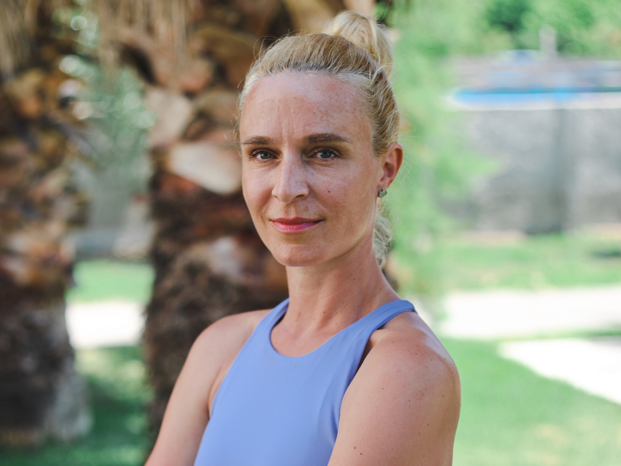 Bojana Milic. Profesor fizičkog i obučeni pilates instruktor u pilates studiju Ravnoteža