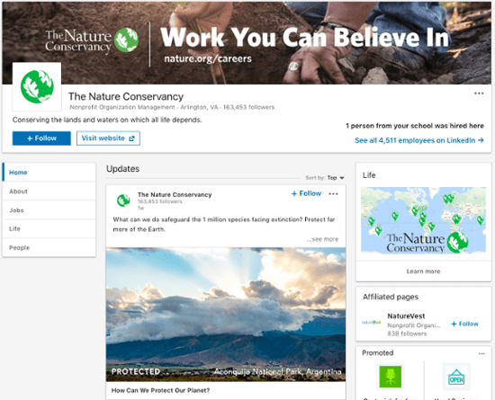 What do you mean by a LinkedIn Company Page?