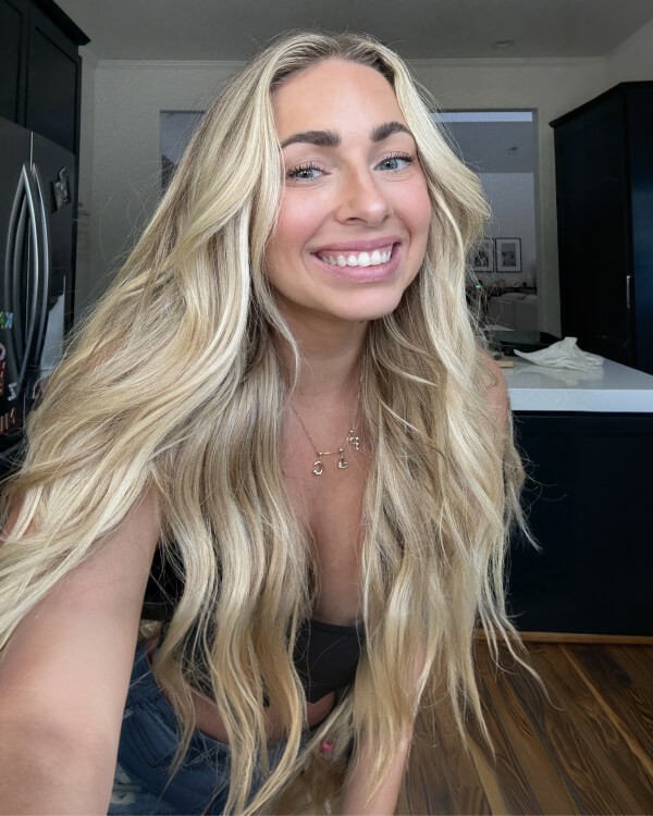 Portrait of Dayle, smiling.