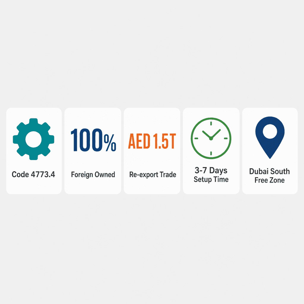 Infographic: Workshop Equipment, Machinery & Spare Parts Trading License in Dubai: Cost and Requirements