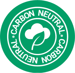 The green logo of Carbon neutral 