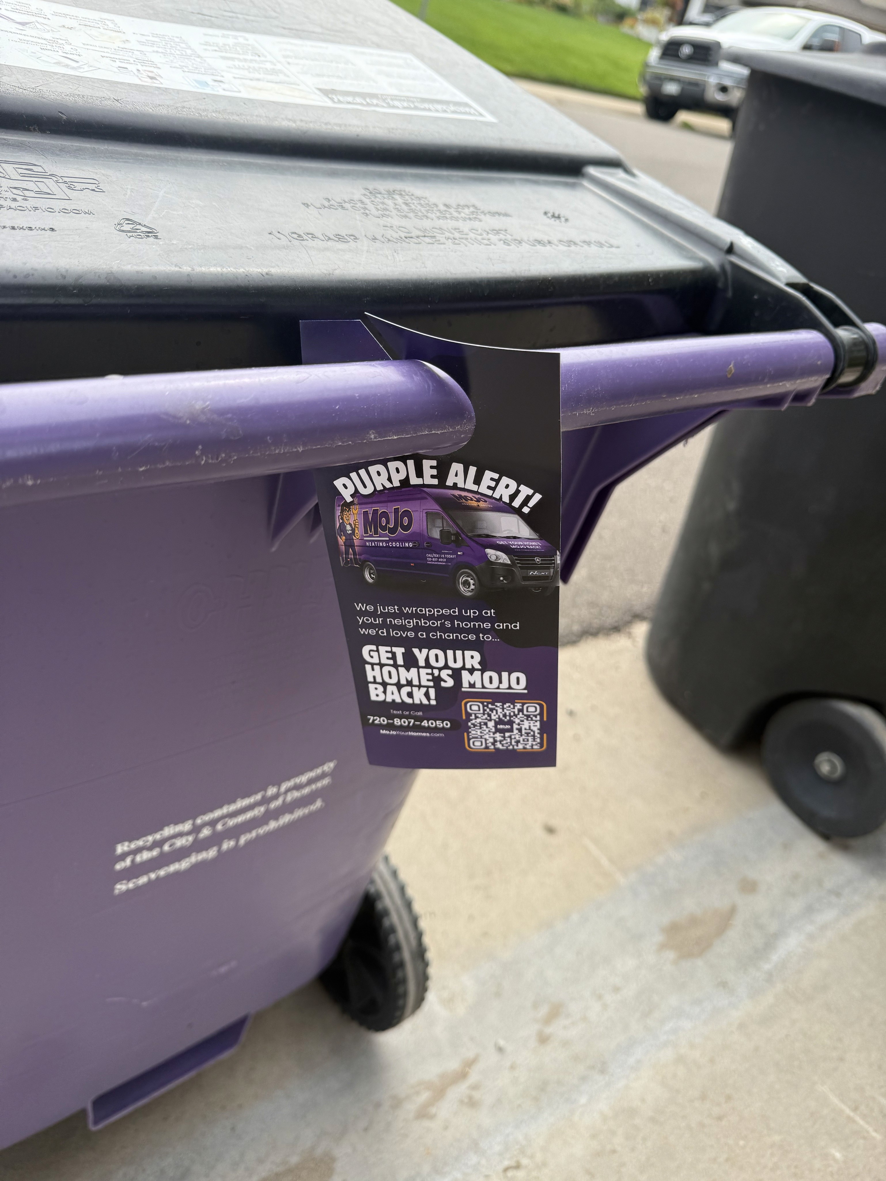 MoJo Home Services Door Hanger