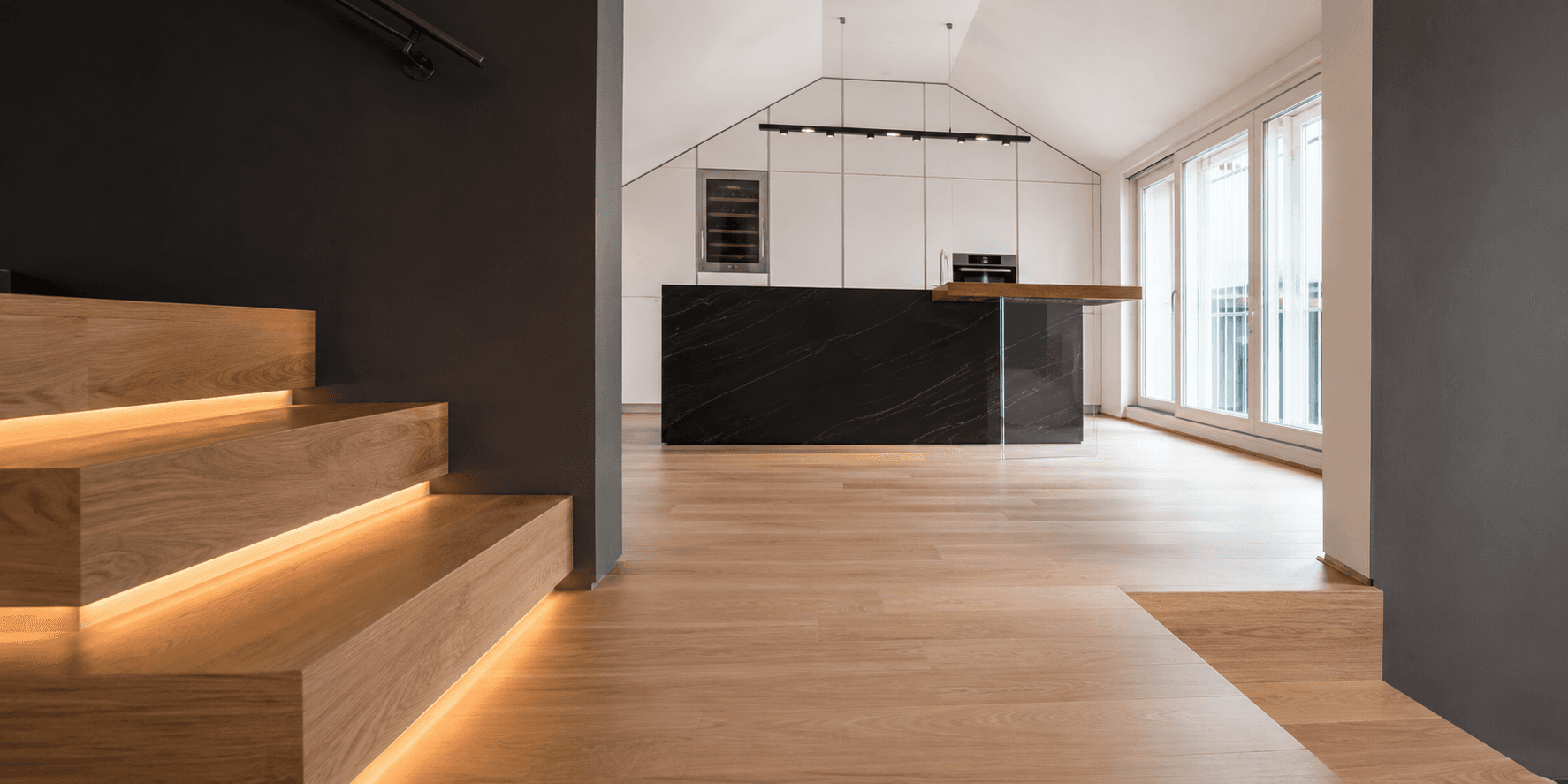 Project showcase image featuring a modern, refined interior.