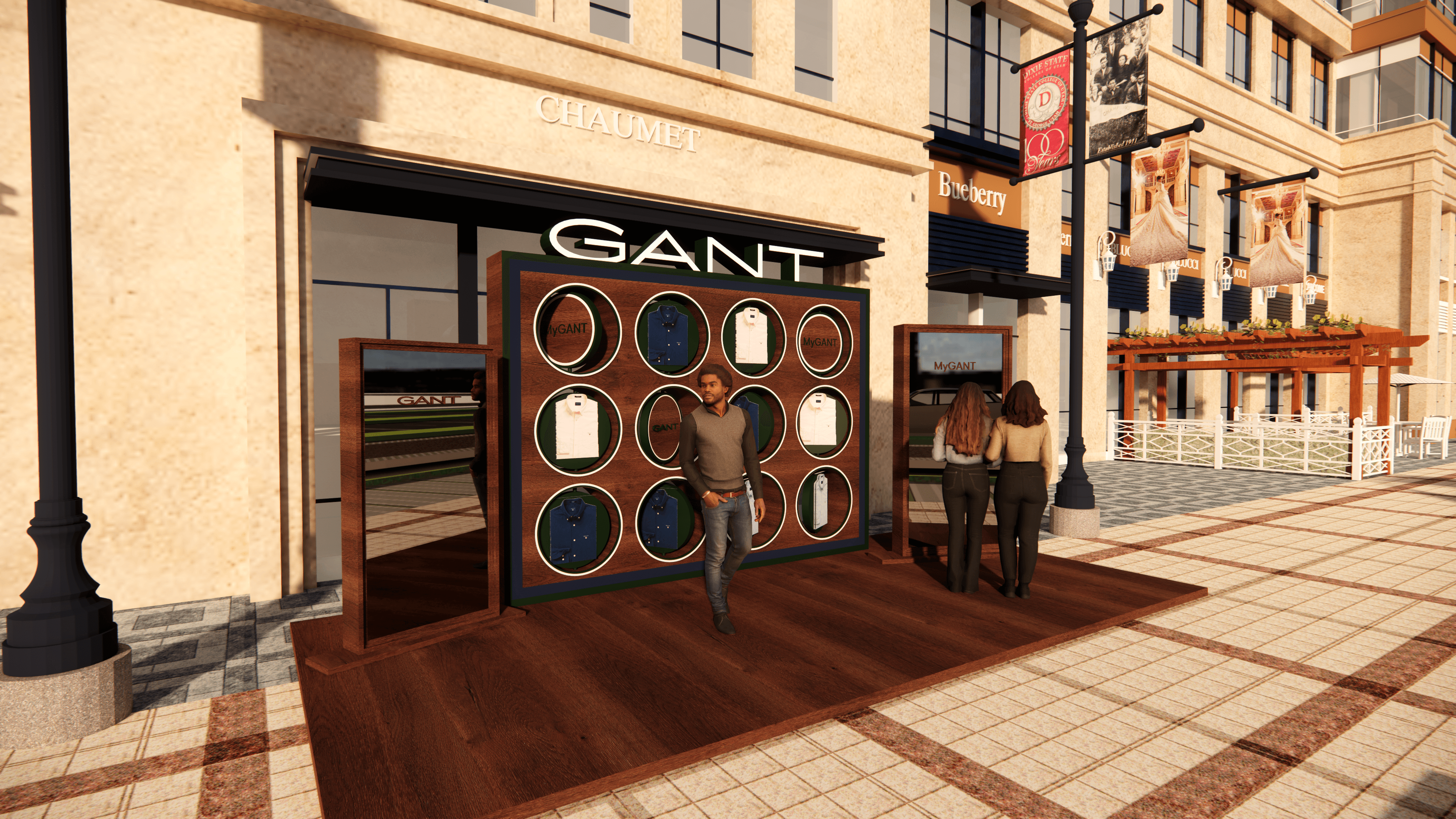 Global brand pop-up store in Istanbul