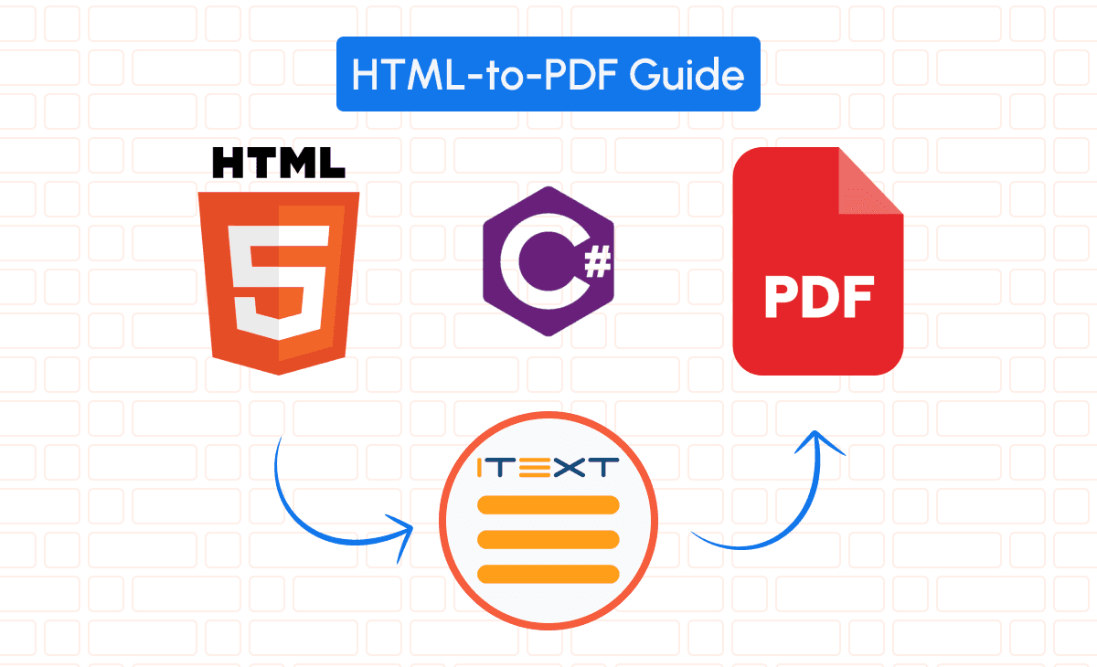 Guide to generate pdf from html using C# iTextSharp