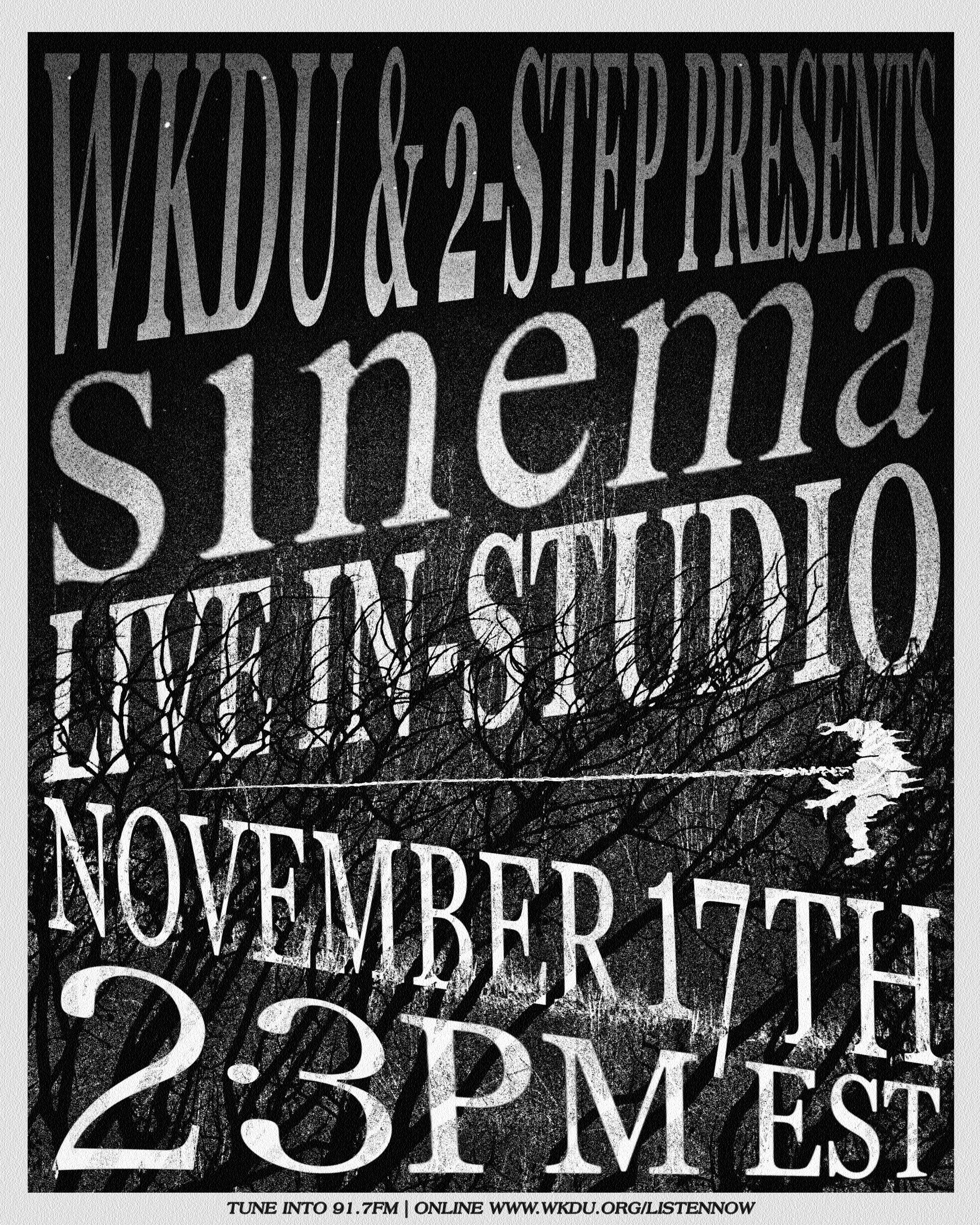 SINEMA LIVE IN STUDIO. ADOBE PHOTOSHOP + PROCREATE. FALL 2024 