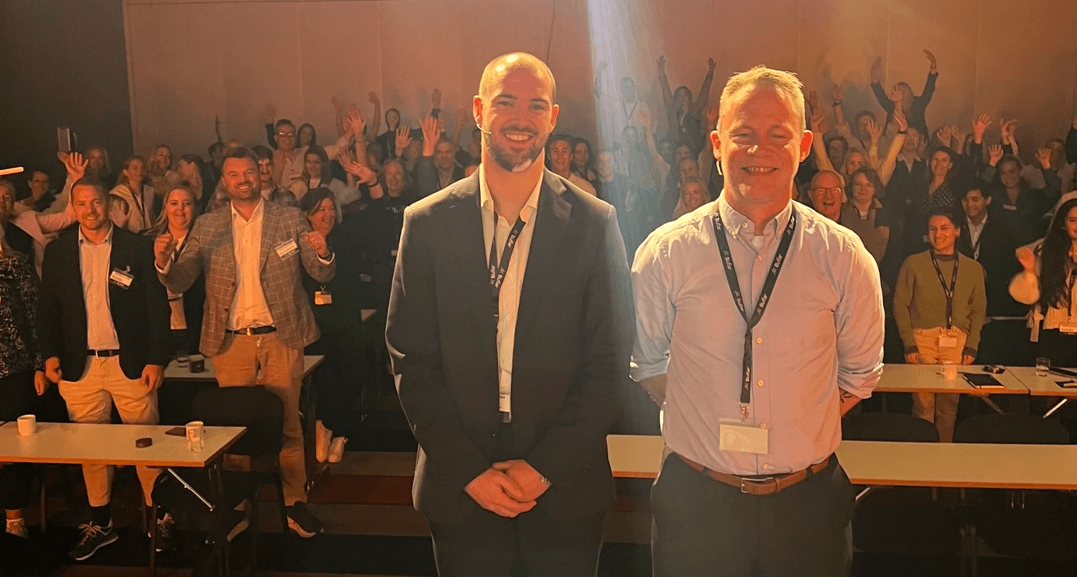 Stig Jemterud Solberg, CEO i Bufar og Per Egil Westby, CPO i Bufar