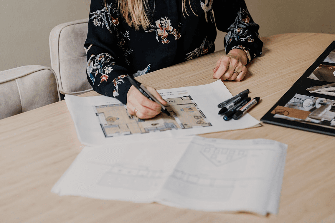 an abstract painting of a brown and black swirl