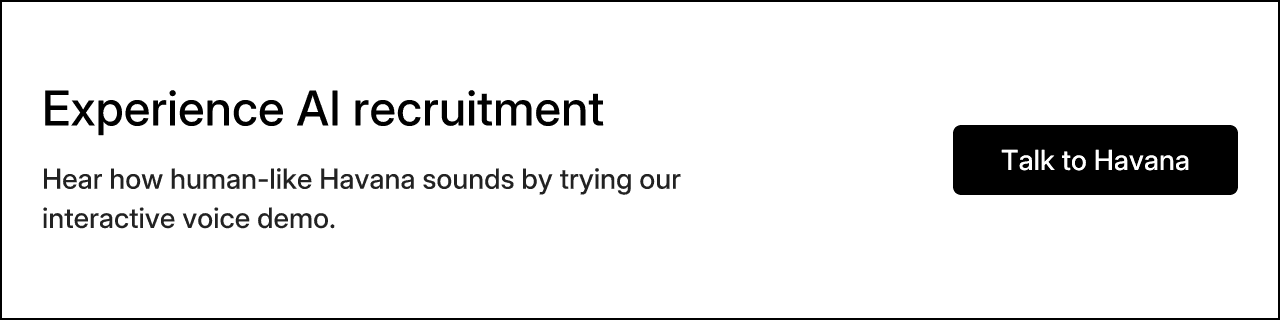 Experience AI recruitment