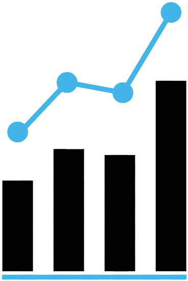 A shiny silver trophy on a black base, symbolizing achievement and victory.