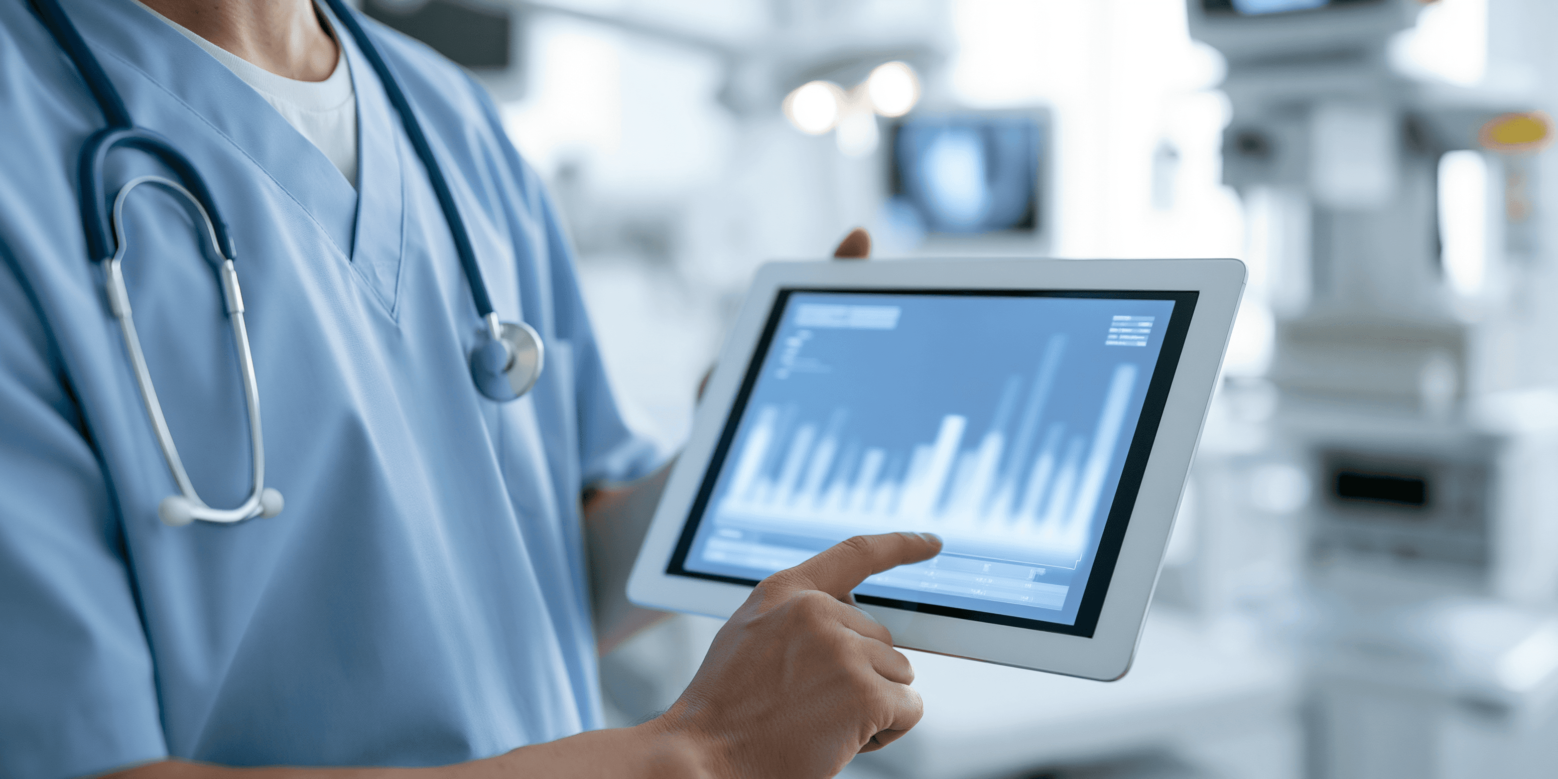 Surgeon holding device in hands