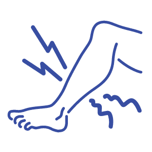 하지정맥류 아이콘_통증 저림