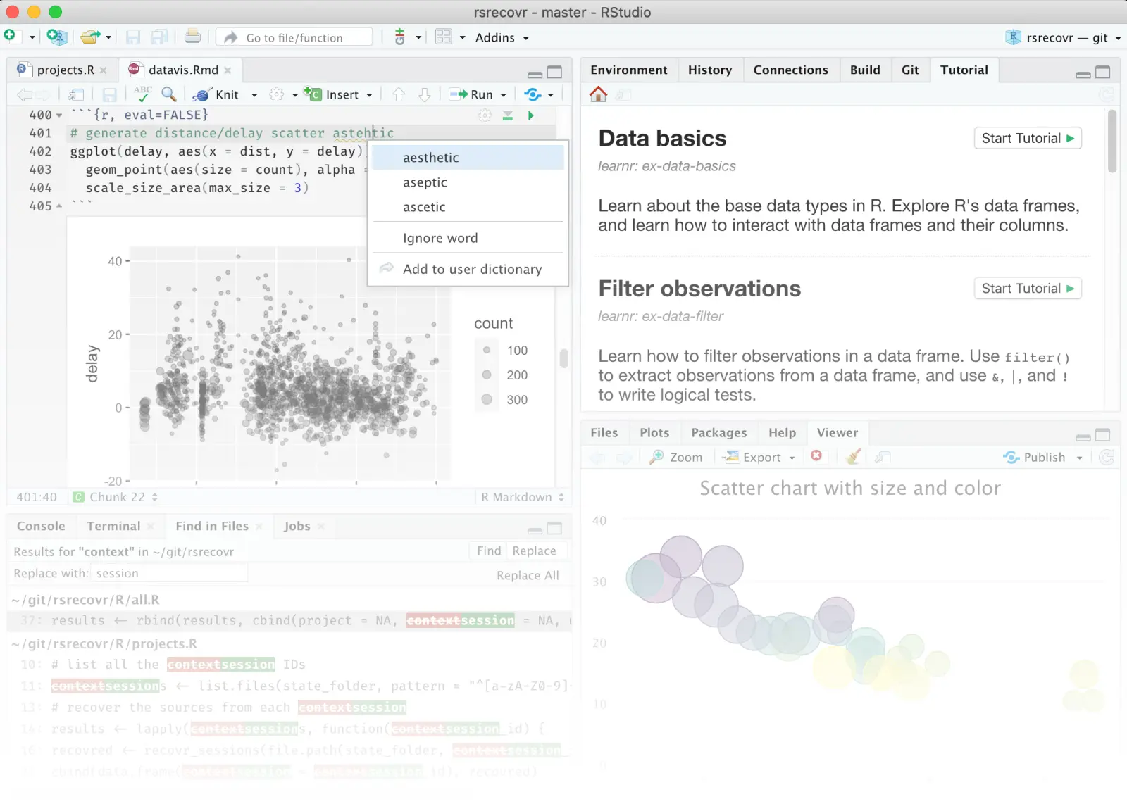RStudio PhD Data Analysis Screenshot