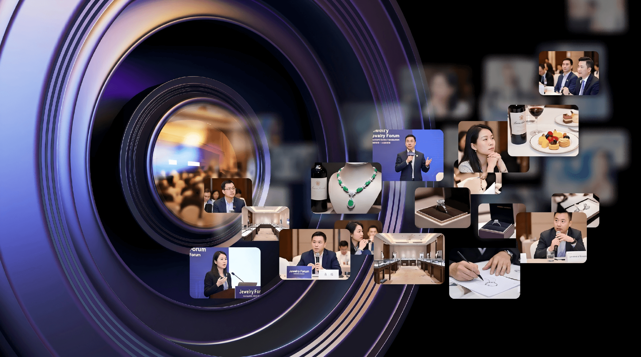 研討會結束後團隊整理照片影片與簡報重點，將活動內容轉化為後續行銷與內部培訓素材，延長研討會投資價值 Team reviewing seminar photos videos and slide highlights after event turning content into marketing and training assets to extend ROI 研討會內容延伸 活動後再利用 企業行銷素材