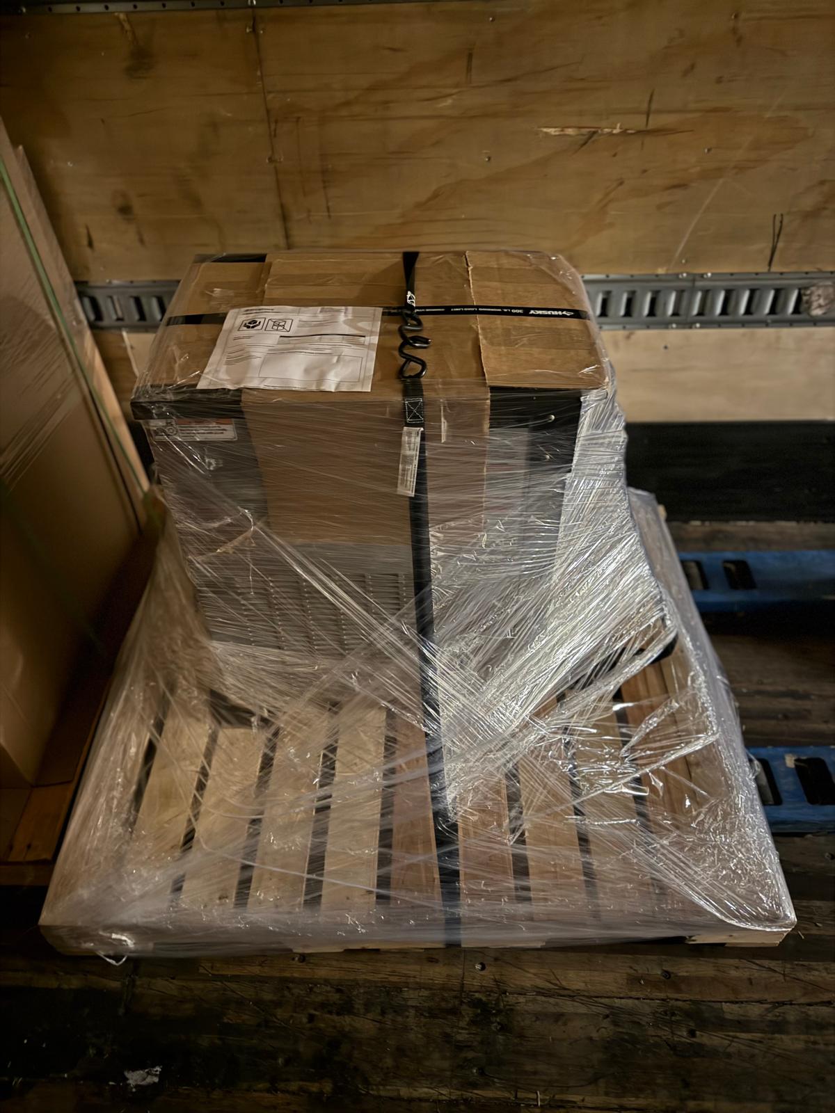 Electro Freeze CS4242 prepared for shipment from Ontario to California