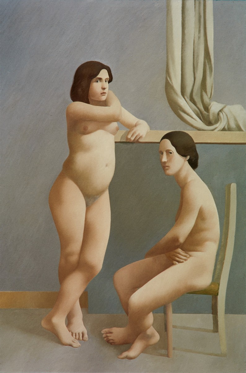 Two Nude Women, Curtain, 1972