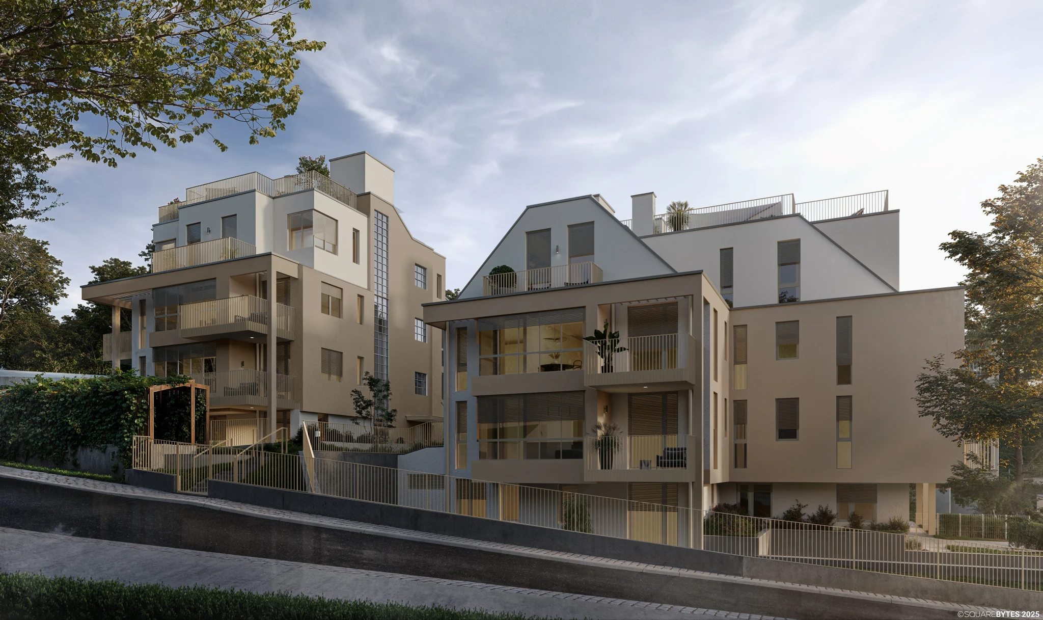 Zwei elegante Parkvillen in Dornbach – Eigentumswohnungen im Grünen, Wien 17.