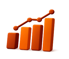 Bar Graph with a prgress indication