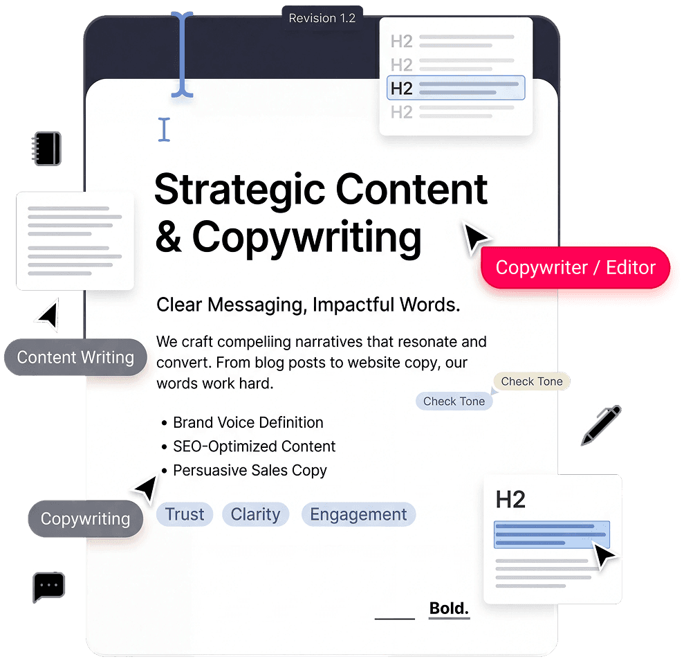 Abstract dark blue and brown waves