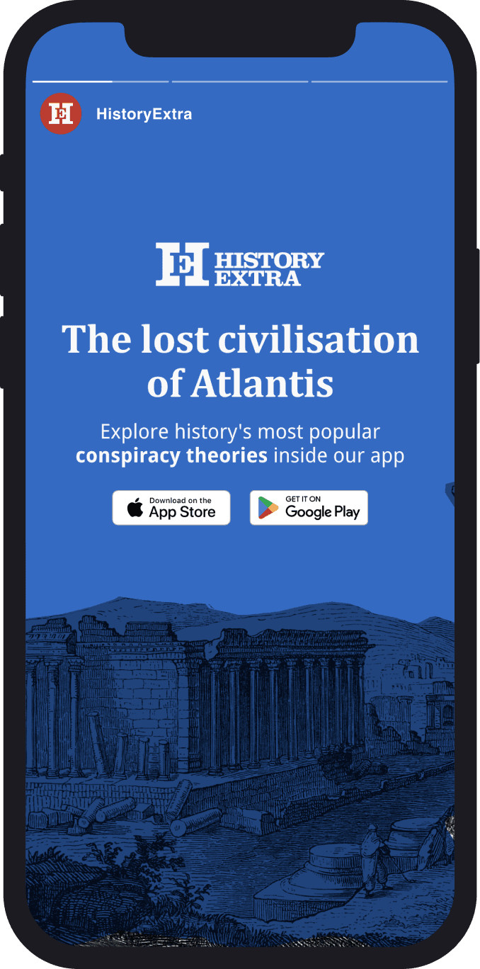 HistoryExtra - Social ad - conspiracy theories Atlantis