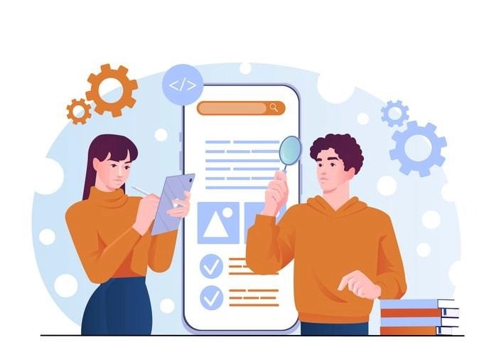 A visual representation of different types of product testing.