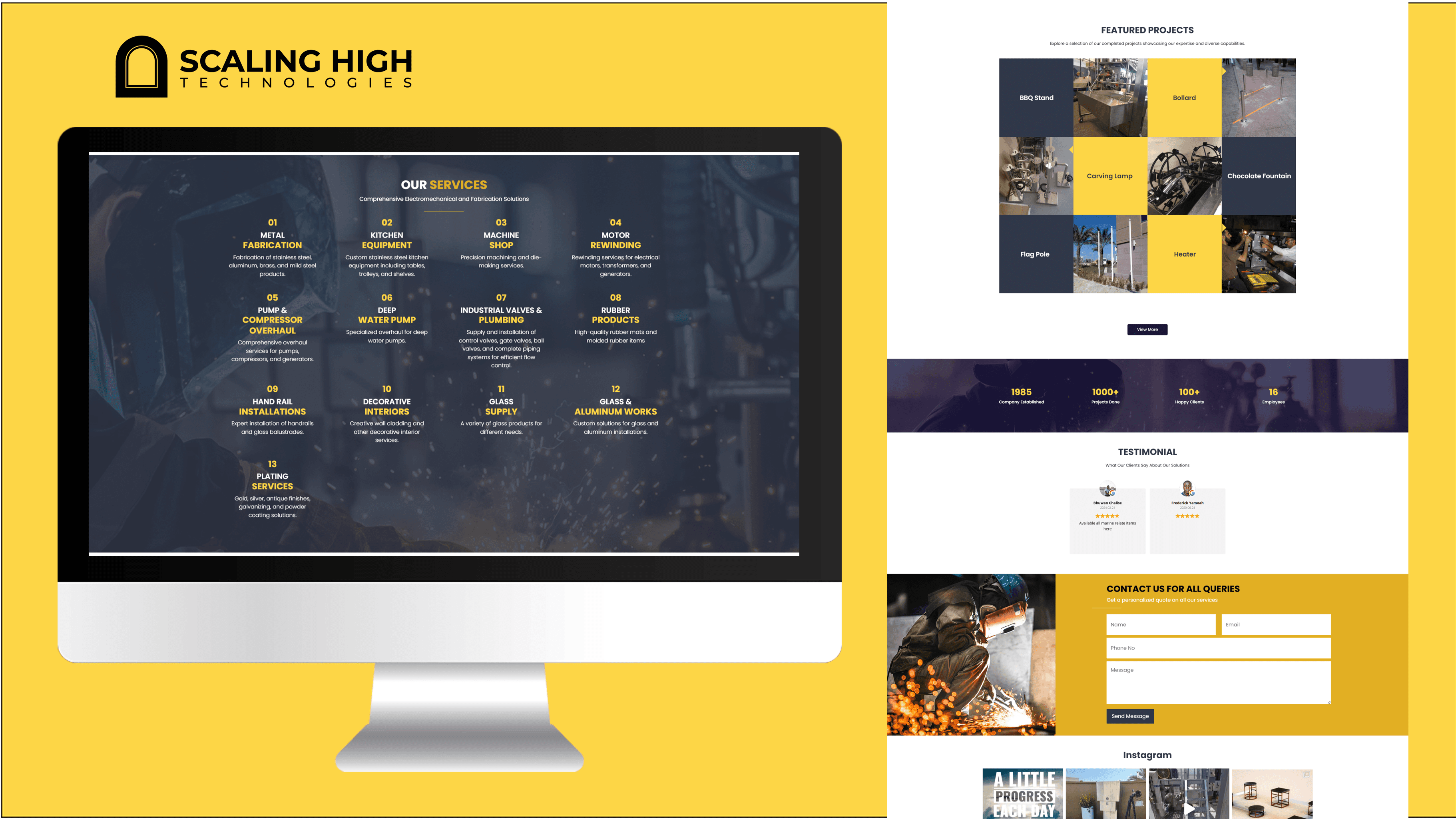 Web Design Showcase Scaling High
