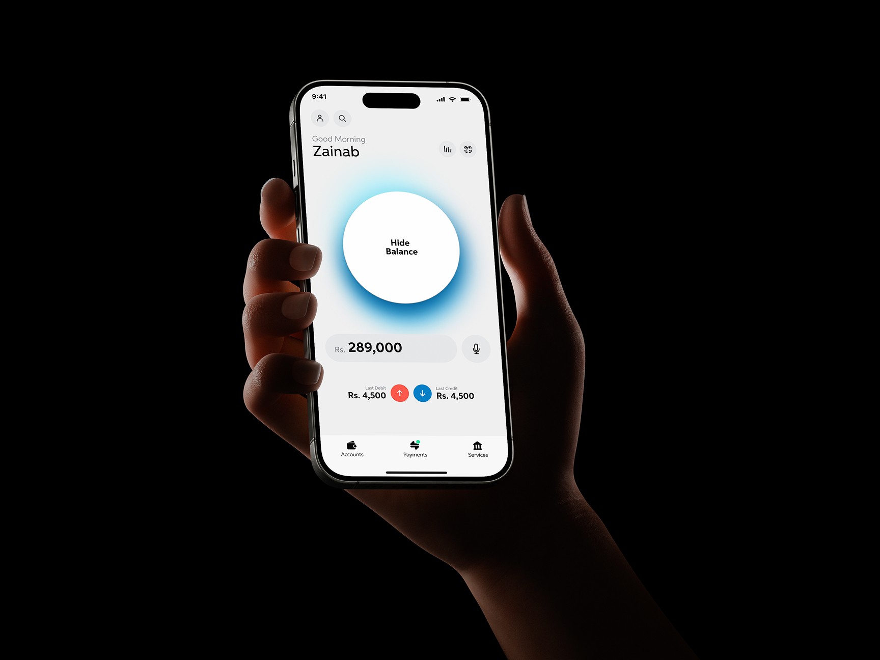 UBL Mobile App Mockup 2