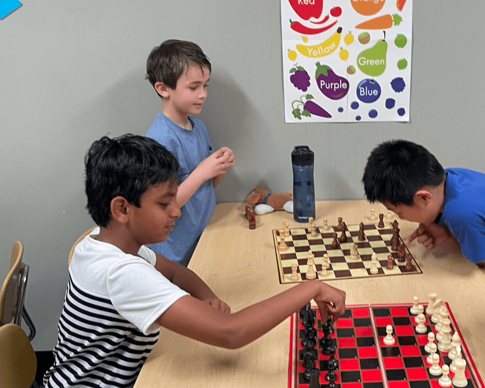 Kids chess and math class at SportPlus Academy Indian Trail NC