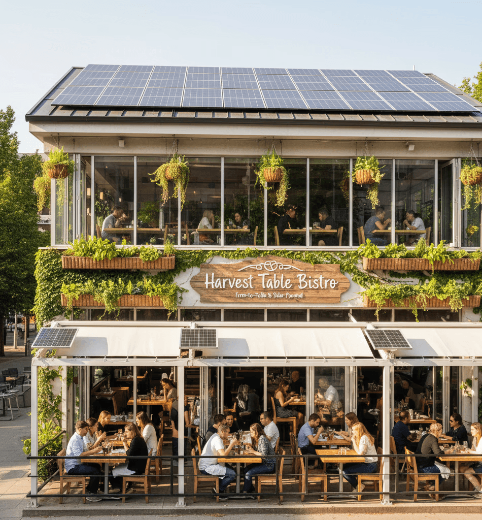 solar Project Harvest Table Bistro