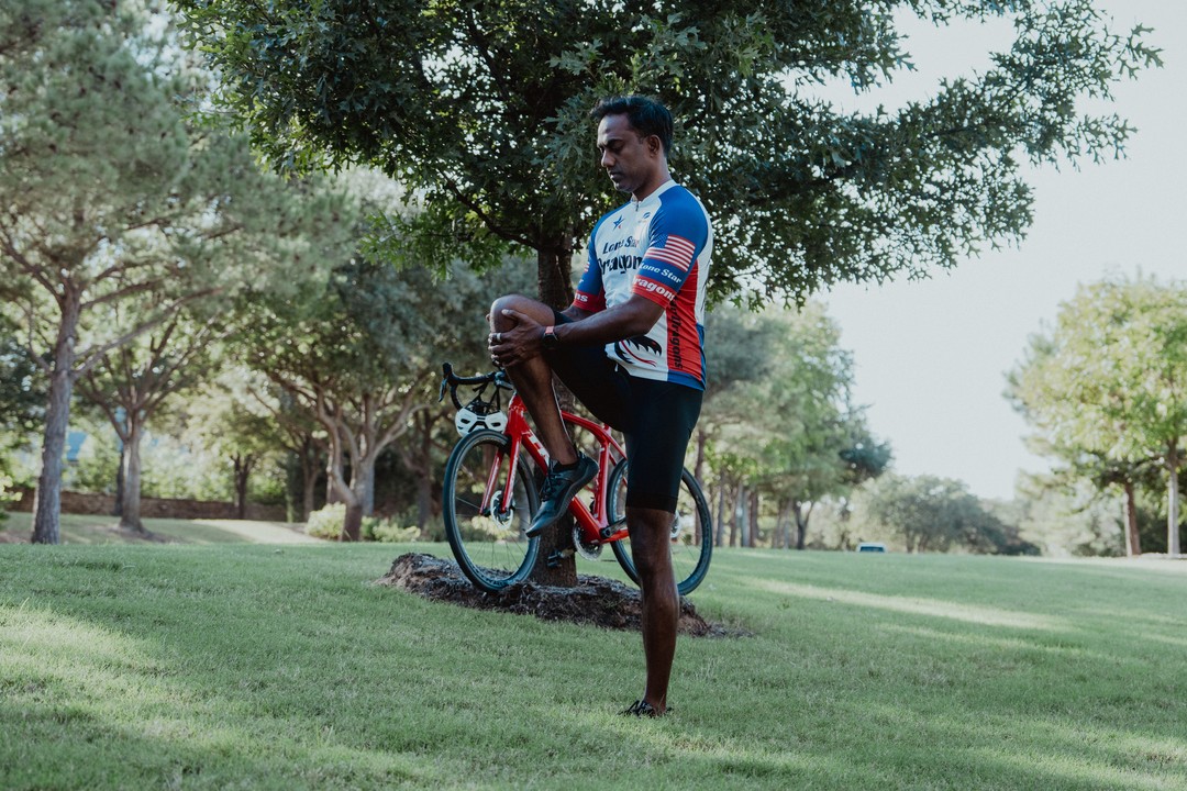 person warming up -  Soccer Injury Prevention Exercises