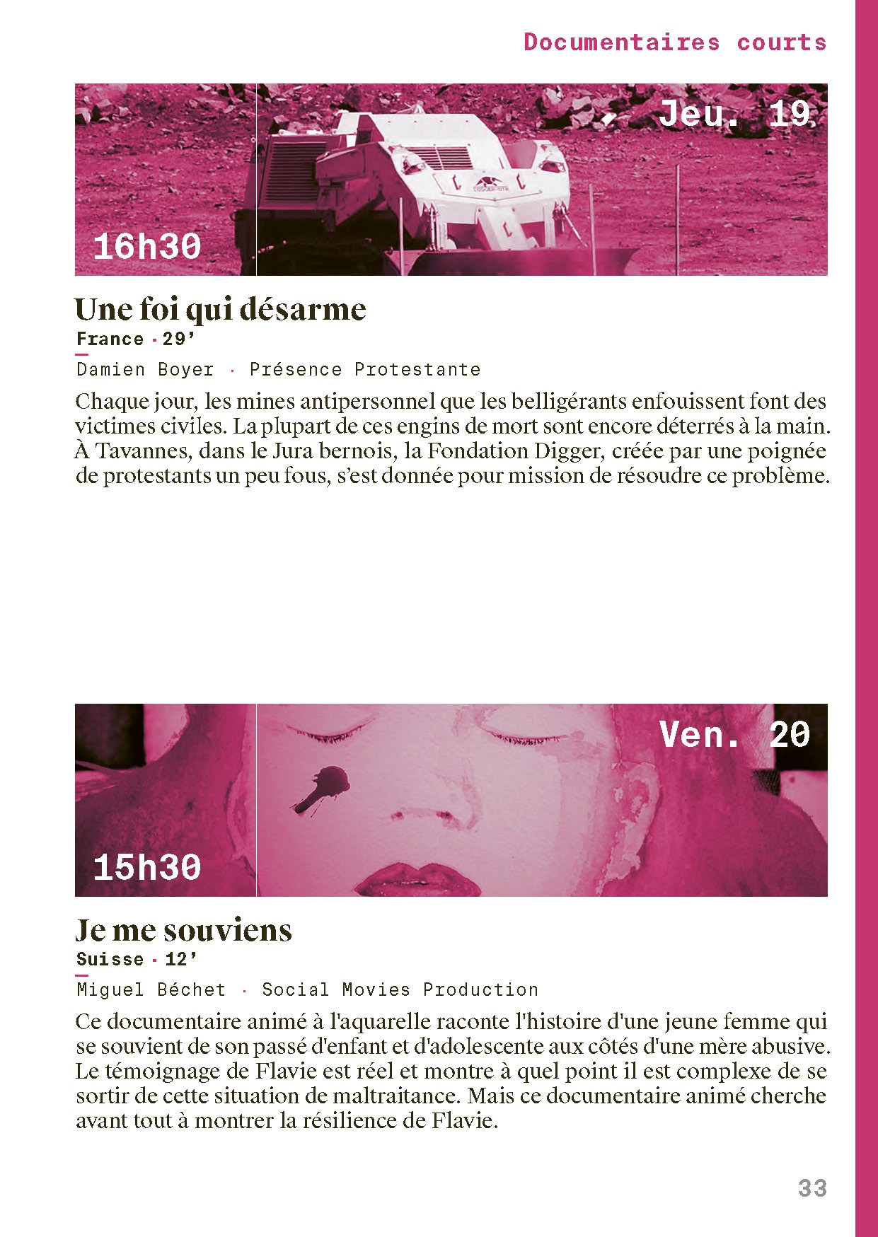 Programme Prix Farel 2026 — page 37
