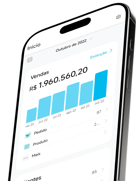 Recursos do aplicativo Salescope BI