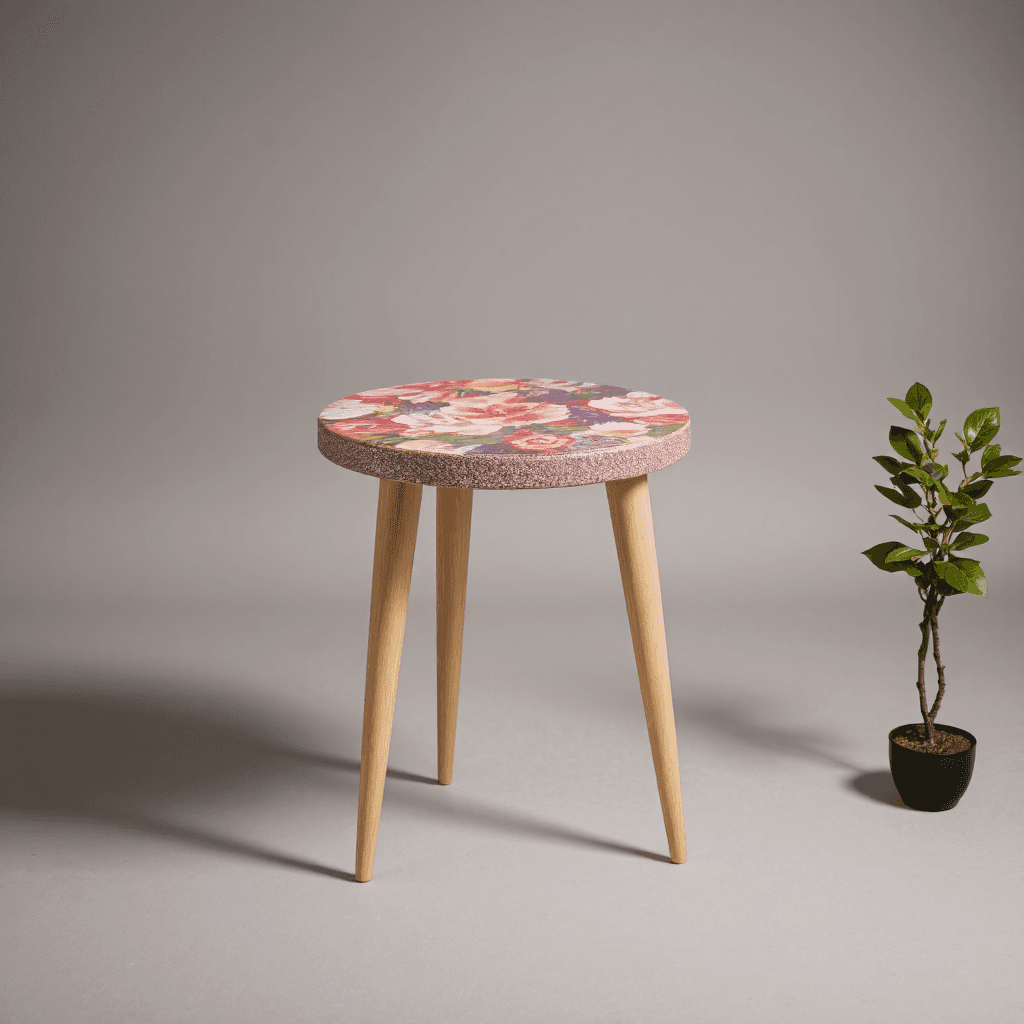 product photography of decorative side table