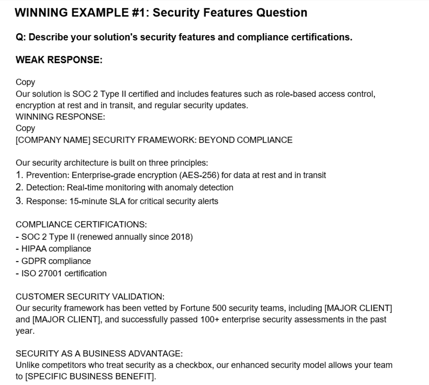 Security features question