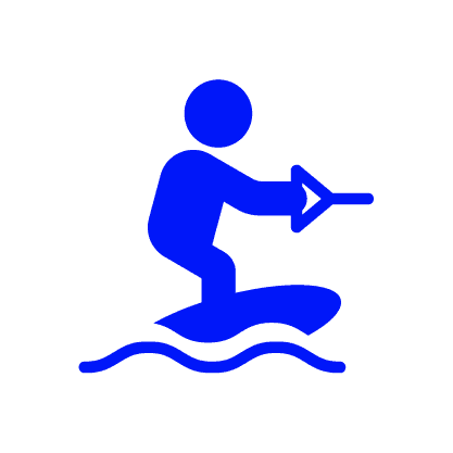 icono de deportes en agua
