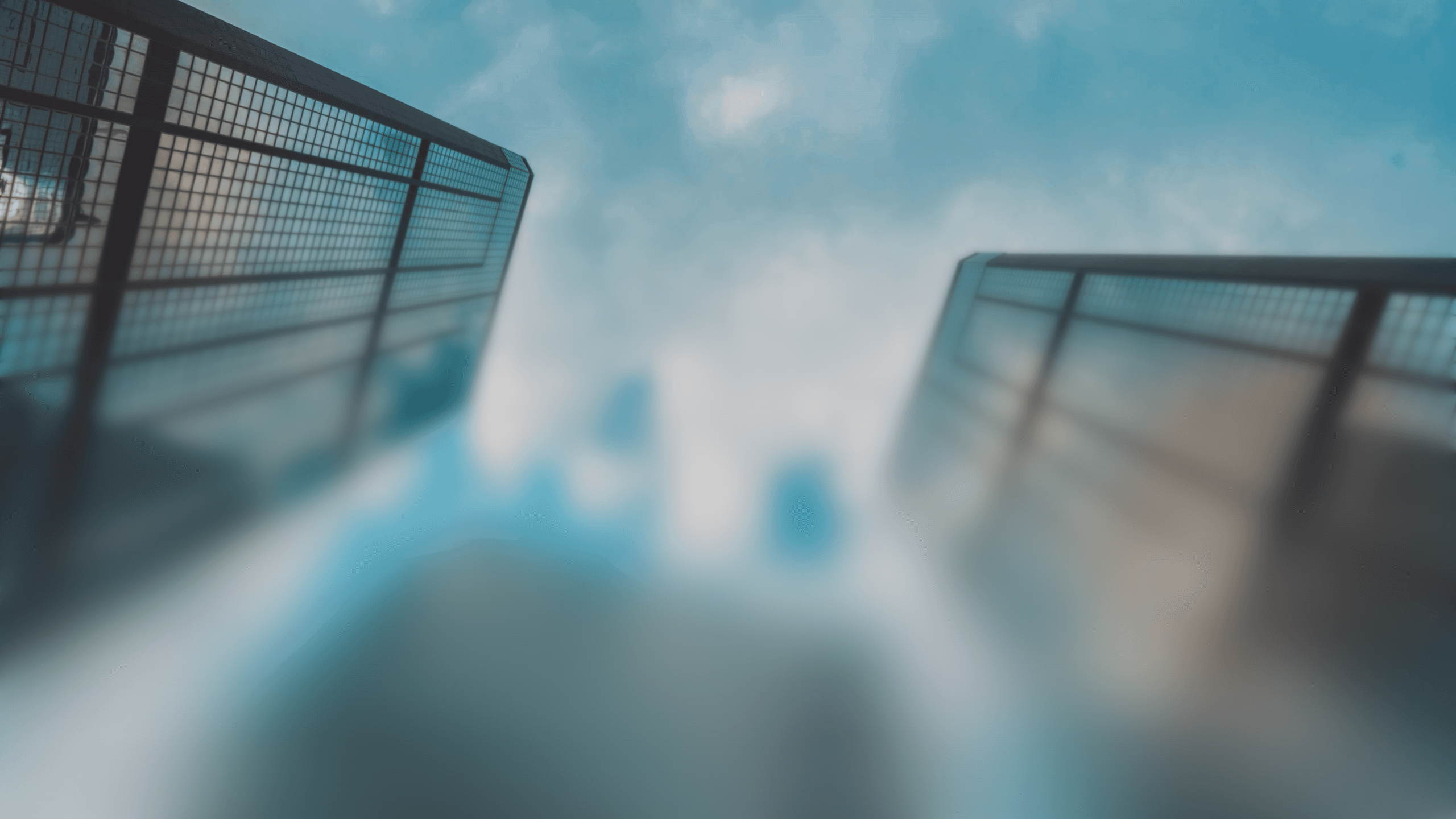 Large high-rise buildings in the frame