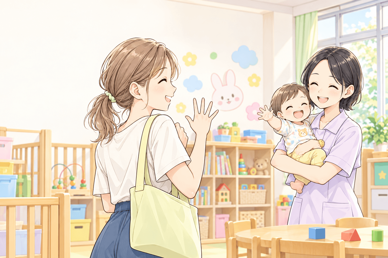 01 保育園 · 斜めのコマ