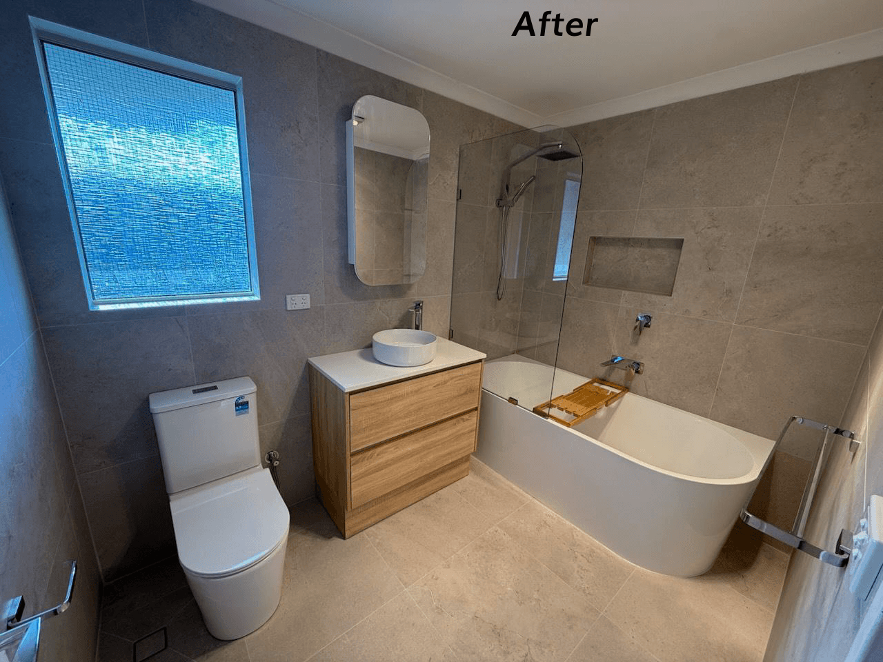 Bathroom renovation in Perth