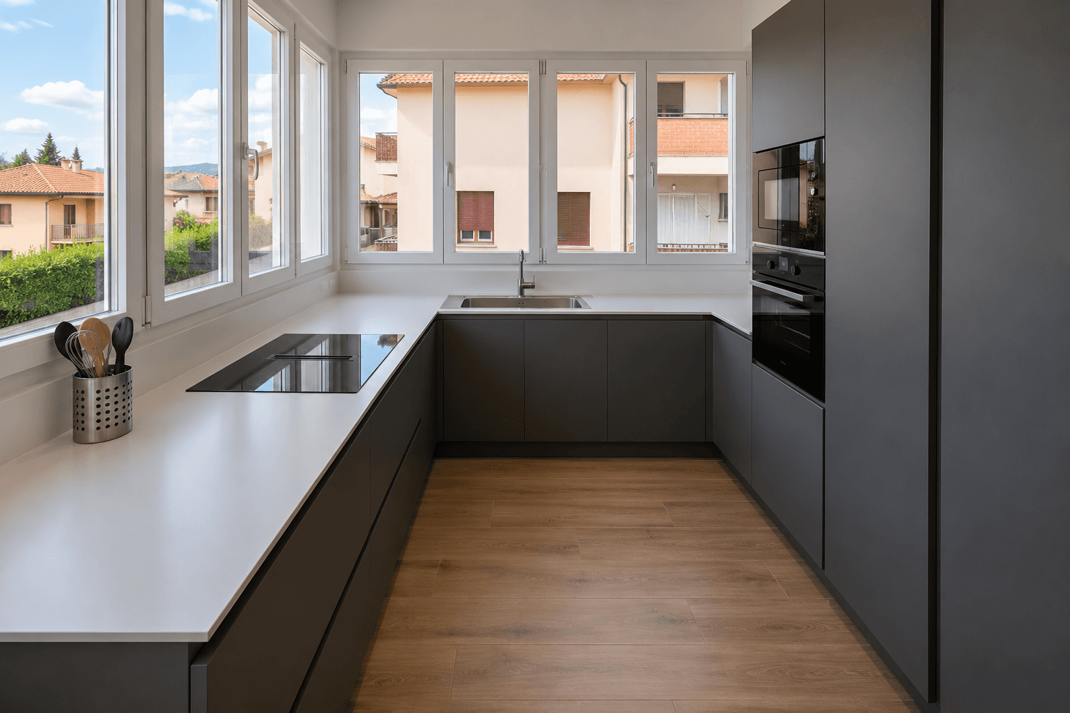 Project showcase image featuring a modern, refined interior.