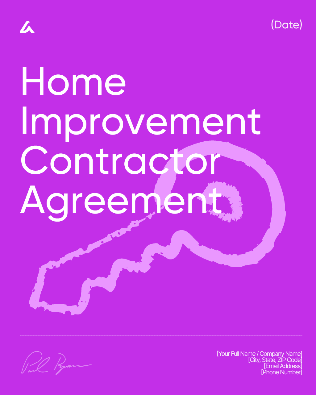 Home Improvement Contractor Agreement