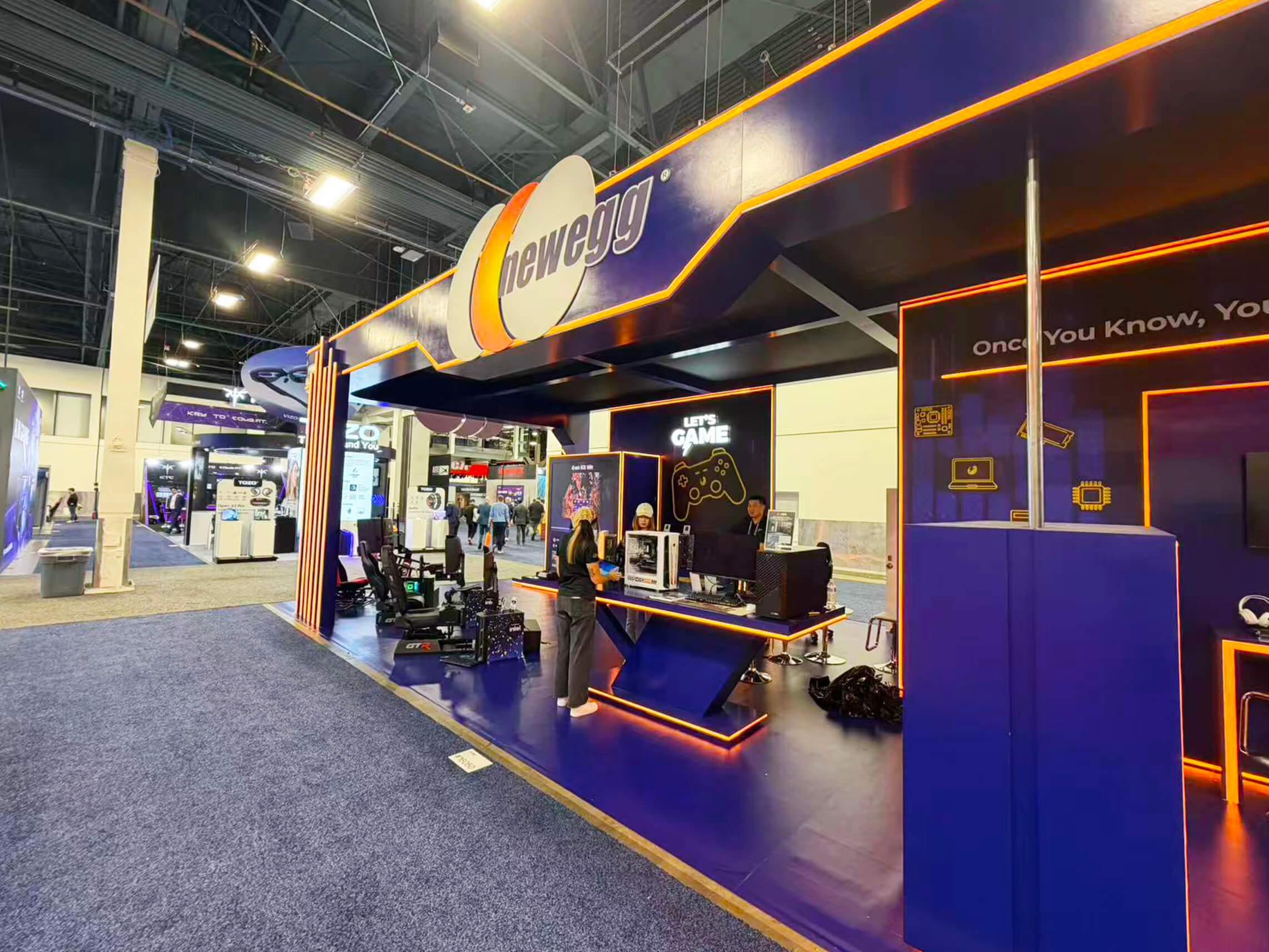 IAAPA screen demo and interaction flow
