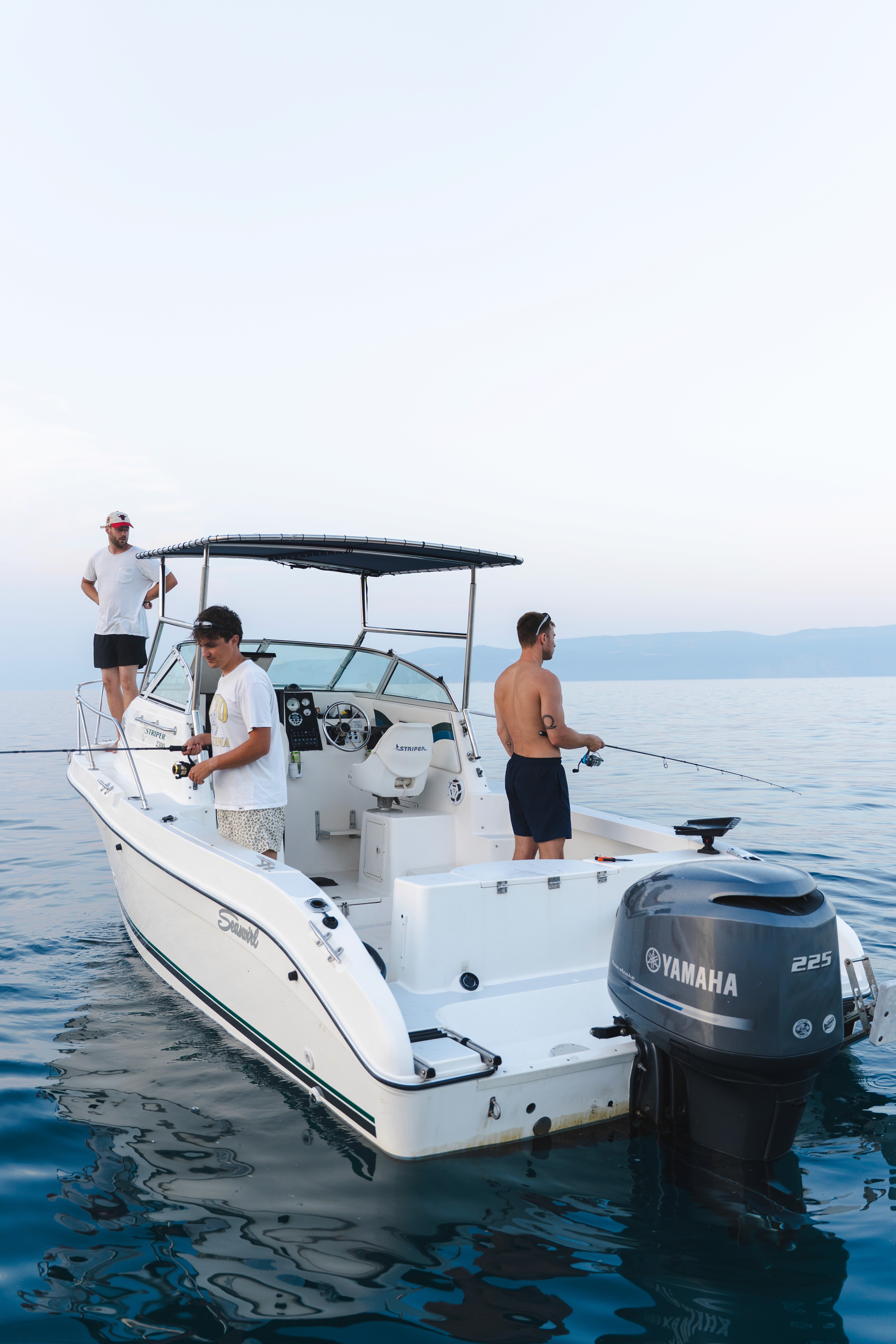 Friends fishing with Levante Tours