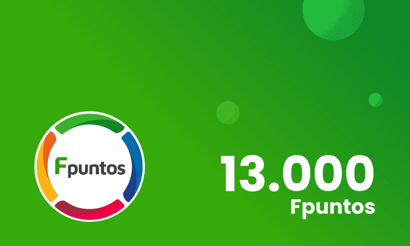 Canje 13.000 Fpuntos