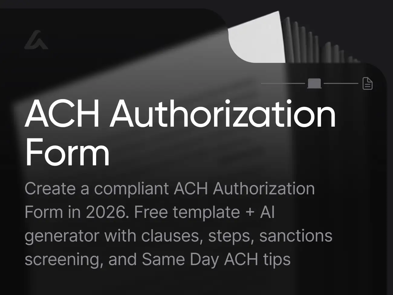 ACH Authorization Form