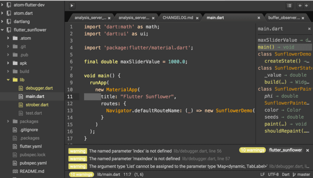 Atom Flutter