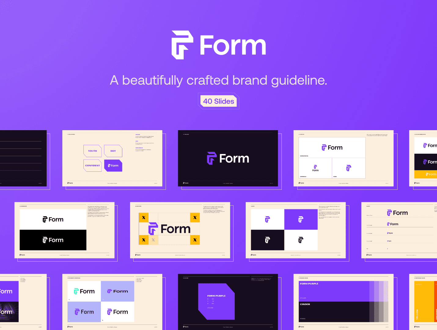 Form Brand Guidelines Premium Template