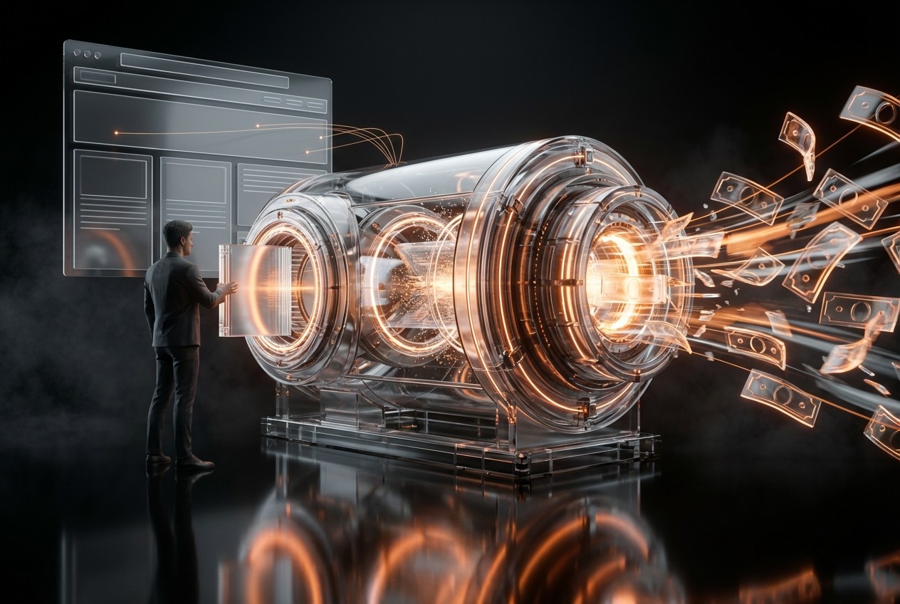 Content Recycling Gelddruckmaschine